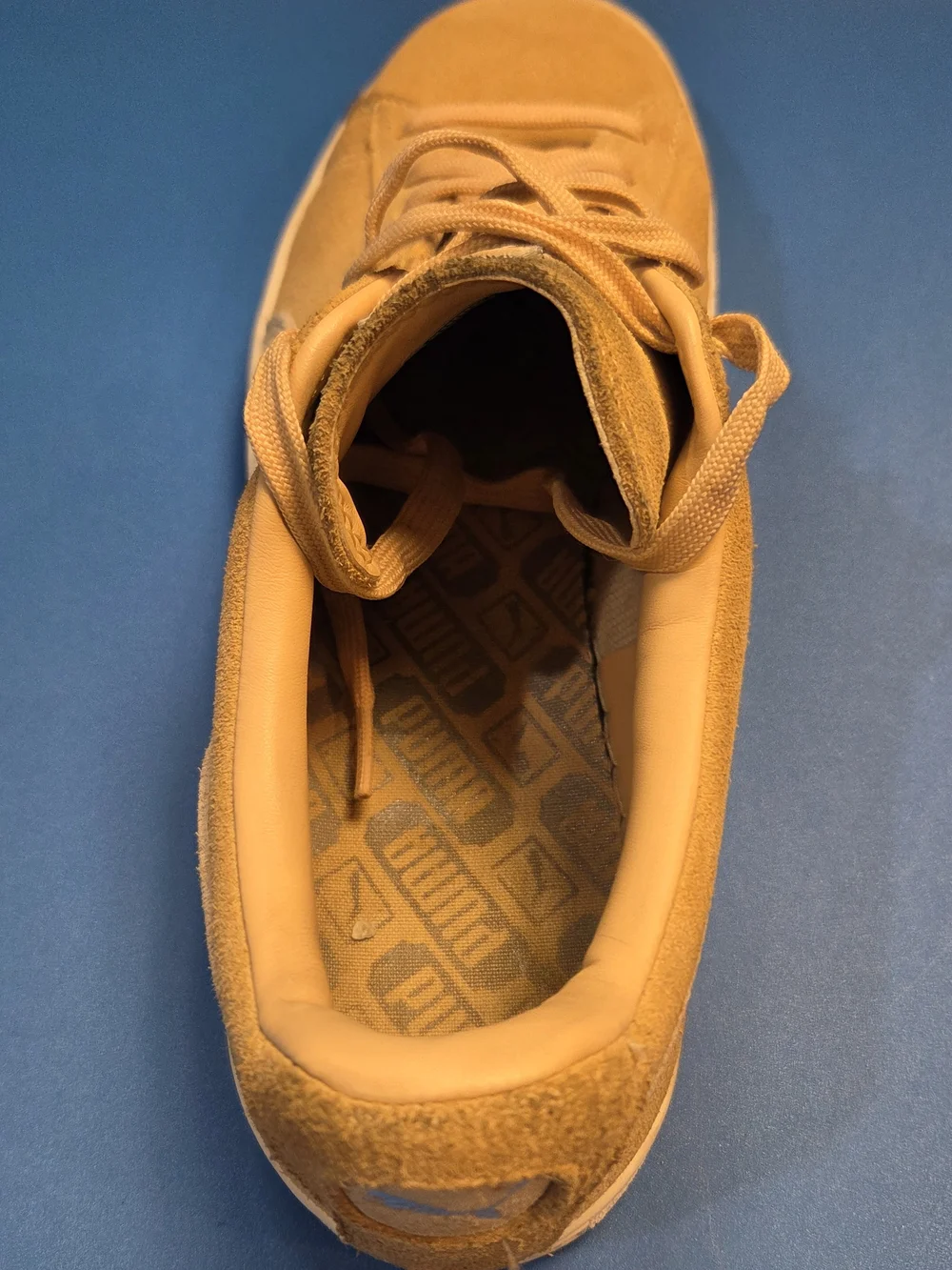 PUMA Men's Suede Classic Sneaker in Mustard Yellow